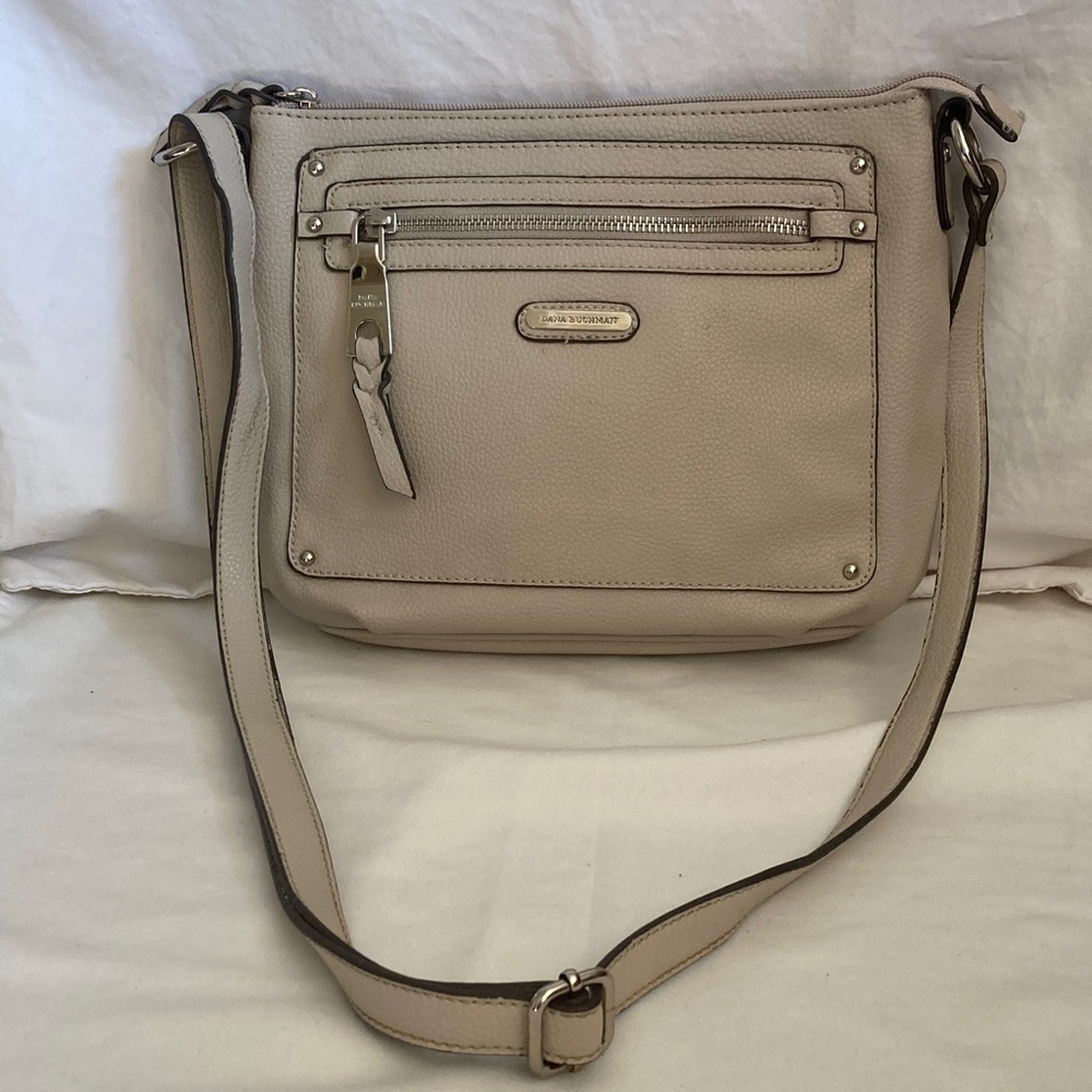 Dana Buchman Beige Crossbody Bag